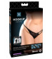 Черные трусики Remote Bowtie Bikini XL-XXL с вибрацией и анальным стимулятором