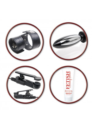 Набор для электростимуляции эрогенных зон  Deluxe Shock Therapy Travel Kit