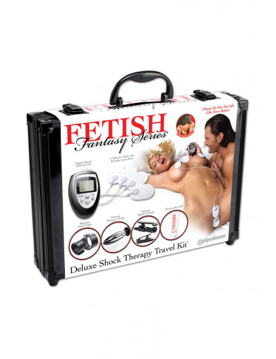 Набор для электростимуляции эрогенных зон  Deluxe Shock Therapy Travel Kit
