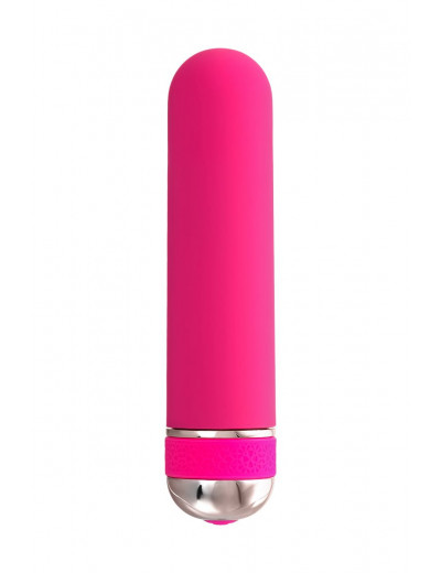 Розовый нереалистичный мини-вибратор Mastick Mini - 13 см.