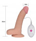 Телесный вибромассажер-реалистик Ultra Soft Dude 8.8 - 20 см.