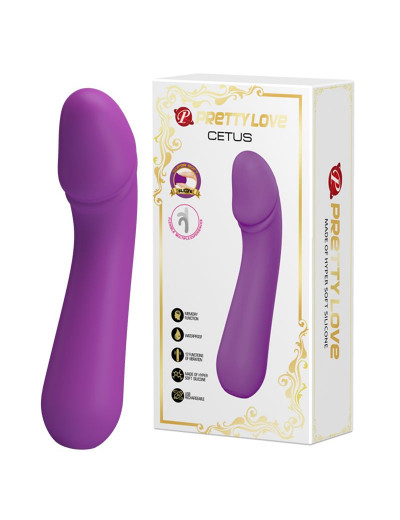 Фиолетовый гнущийся вибратор Cetus - 15 см.