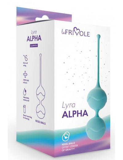 Голубые вагинальные шарики Alpha