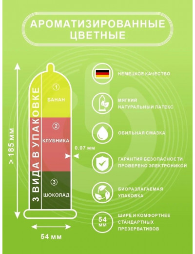 Презервативы ON MIX pack - 15 шт.