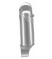 Прозрачная увеличивающая насадка с кольцом N35 Stretchy Thick Penis - 15,2 см.