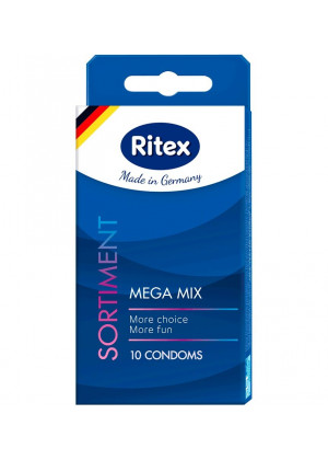 Микс презервативов RITEX SORTIMENT - 10 шт.