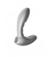 Серый стимулятор простаты с вибрацией Wonder Touch Grey