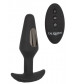 Черная анальная пробка с электростимуляцией Volt Electro-Fury - 12,75 см.