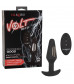 Черная анальная пробка с электростимуляцией Volt Electro-Fury - 12,75 см.