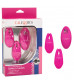 Розовые зажимы для сосков с дистанционным управлением Silicone Remote Nipple Clamps