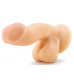 Телесный фаллоимитатор на присоске 6.5  Sensa Feel Dildo - 17,78 см.