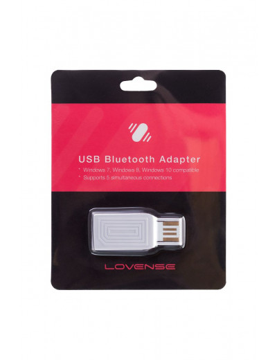 Белый USB Bluetooth адаптер Lovense - 2 см.