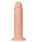 Телесный фаллоимитатор-гигант 11 Realistic Long Dildo - 28 см.