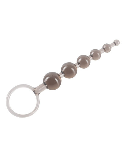 Дымчатая анальная цепочка Anal Beads - 20,5 см.