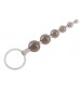 Дымчатая анальная цепочка Anal Beads - 20,5 см.