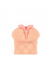 Телесный мастурбатор-вагина Elegance с двойным слоем