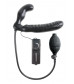 Безремневой страпон с ручным насосом Inflatable Vibrating Strapless Strap-On - 16,5 см.