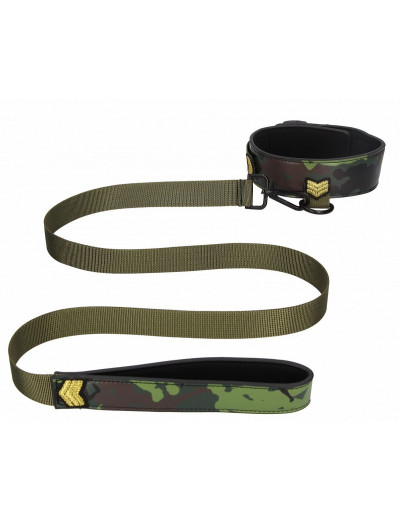 Ошейник с поводком Collar With Leash Army Theme