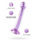 Фиолетовый фаллоимитатор Jelly Dildo M - 18 см.