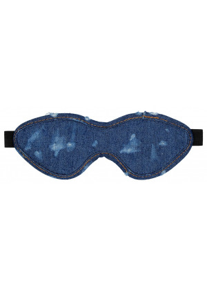 Синяя джинсовая маска на глаза Roughend Denim Style