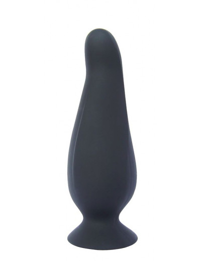 Черная анальная пробка PLAY CANDI BIG TIME MEDIUM BLACK - 12,5 см.