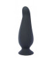 Черная анальная пробка PLAY CANDI BIG TIME MEDIUM BLACK - 12,5 см.