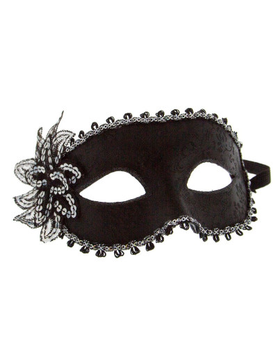 Карнавальная маска с цветком Venetian Eye Mask