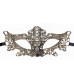 Роскошная золотистая женская карнавальная маска