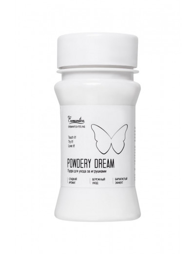 Пудра для ухода за игрушками Powdery Dream с ароматом манго и орхидеи - 40 гр.