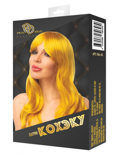 Золотистый парик  Кохэку