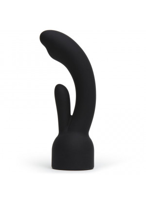 Черная насадка на вибратор Doxy - Rabbit Vibrator Doxy Attachment