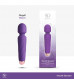 Фиолетовый вибромассажер Smooth Operator Rechargeable Wand - 19,5 см.