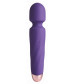 Фиолетовый вибромассажер Smooth Operator Rechargeable Wand - 19,5 см.