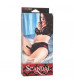 Красно-черные страпон-трусики Pegging Panty Set - размер S-M