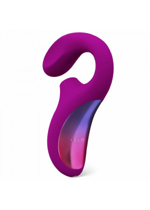 Фиолетовый вакуумный стимулятор ENIGMA с отростком