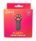Насадка на палец в форме лапки Finger Vibrator Fluffy