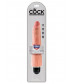 Телесный вибратор-реалистик 9  Vibrating Stiffy - 27,9 см.