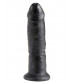 Чёрный фаллоимитатор 9  Cock - 22,9 см.