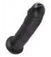 Чёрный фаллоимитатор 9  Cock - 22,9 см.
