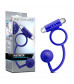 Синее эрекционное кольцо Penetrator Anal Ball with Vibrating Cock Ring