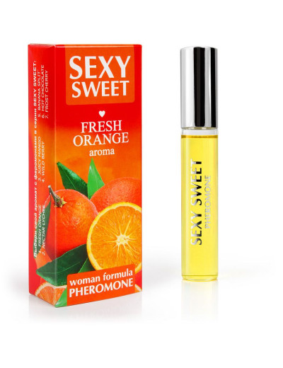 Парфюм для тела с феромонами Sexy Sweet с ароматом апельсина - 10 мл.
