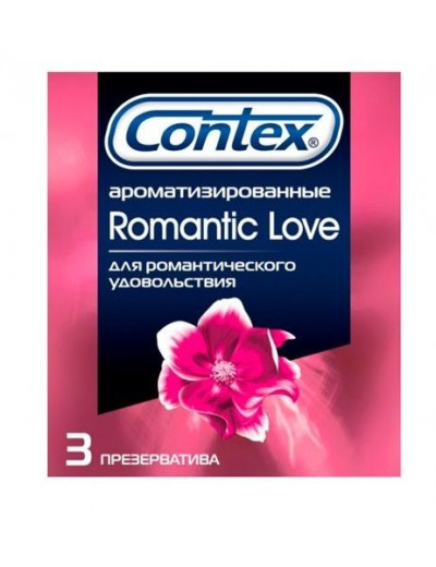Презервативы с ароматом CONTEX Romantic - 3 шт.