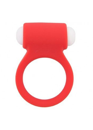 Красное эрекционное виброкольцо LIT-UP SILICONE STIMU RING 3 RED