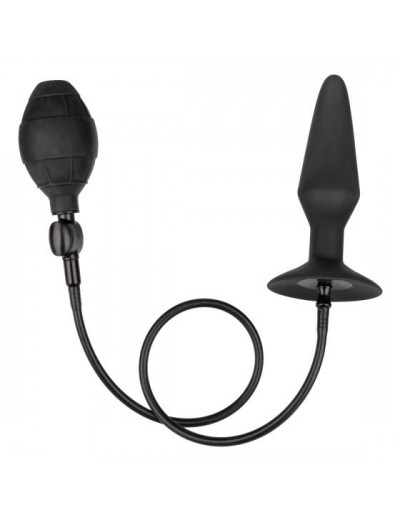 Расширяющаяся анальная пробка со съемным шлангом Large Silicone Inflatable Plug - 13,25 см.