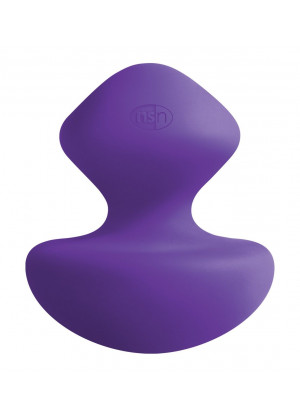 Фиолетовый универсальный вибромассажер Luxe Syren Massager