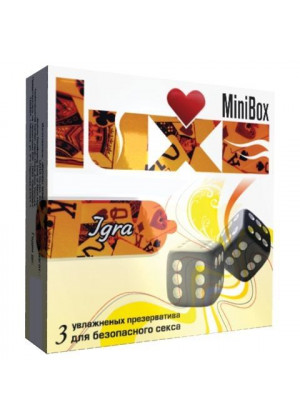 Презервативы Luxe Mini Box  Игра  - 3 шт.