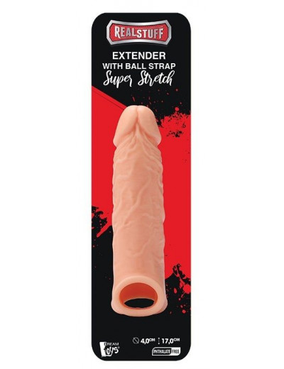 Телесная насадка EXTENDER WITH BALL STRAP 6.5 - 17 см.