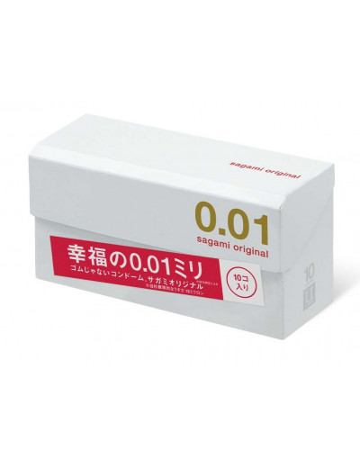 Супер тонкие презервативы Sagami Original 0.01 - 10 шт.