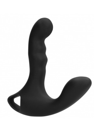 Черный массажер простаты N 64 P-Spot Vibrator - 15,1 см.