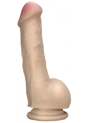 Реалистичны вибромассажёр на присоске REALSTUFF 6.5INCH VIBRATOR III - 16,5 см.
